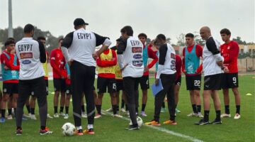 منتخب مصر يكثف استعداداته لمواجهة أنجولا في الملحق المؤهل لـ كأس العالم للناشئين