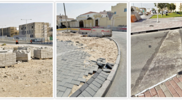 مواطنون لـ الشرق: مطالبات بإيجاد معالجات بمواد ثابتة لحفريات الشوارع