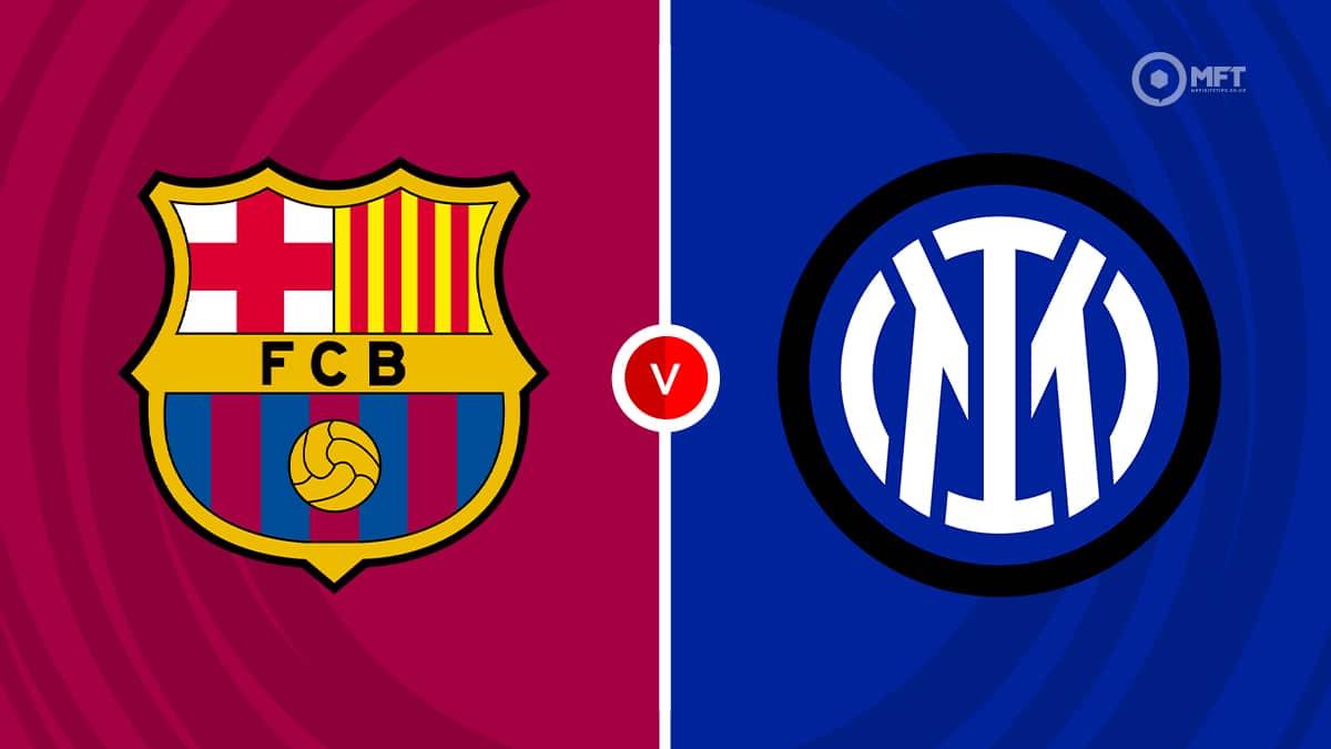 موعد والقناة الناقلة لمباراة برشلونة وإنتر ميلان اليوم في دوري أبطال أوروبا.. والمعلق موعد والقناة الناقلة لمباراة برشلونة وإنتر ميلان اليوم في دوري أبطال أوروبا.. والمعلق
