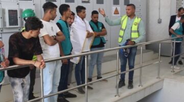«مياه الأقصر» تستقبل طلاب الجامعة التكنولوجية لتفقد محطات المياه (صور)