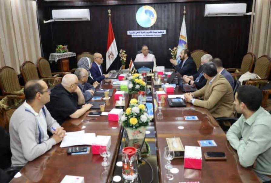 مياه الغربية تناقش الموقف التنفيذي لتحسين المياه بمصرف كيتشنر