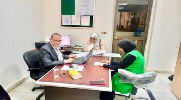 مياه الفيوم تستقبل فريق التفتيش من المجلس الوطني للاعتماد والجودة (EGAC)
