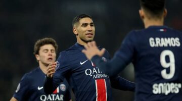 مينديز يضيف الهدف الثاني لباريس في مرمى أستون فيلا بدوري أبطال أوروبا