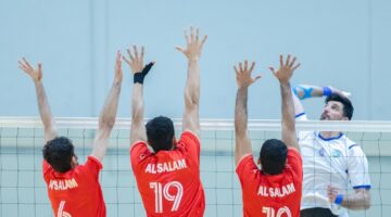 ناديا السيب والسلام يتأهلان لنهائي دوري الدرجة الأولى للكرة الطائرة