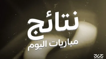 نتائج مباريات اليوم الأحد 13 أبريل 2025