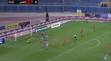 نتيجة الشوط الأول.. استمرار التعادل السلبي في مباراة الأهلي وبيراميدز في الدوري