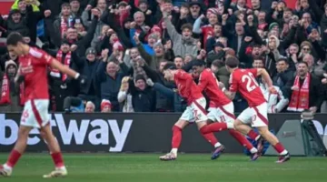 نوتنجهام يواصل التشبث بمقاعد الكبار بعد الفوز على توتنهام 2-1 (فيديو)