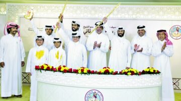 هيمنة قطرية على رموز الجذاع الذهبيةبمهرجان سمو الأمير للهجن