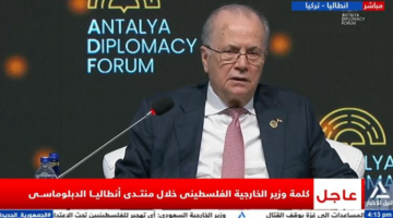 وزير الخارجية الفلسطيني:  شعبنا  يواجه سياسة التجويع والتهجير والتدمير