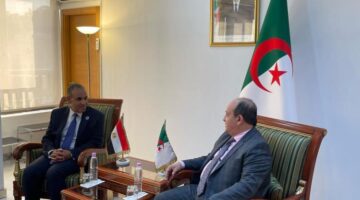 وزير الخارجية والهجرة يلتقي بوزير الصناعة والإنتاج الصيدلاني الجزائري