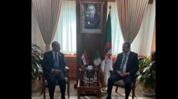 وزير الخارجية يلتقي بوزير الدولة الجزائري للطاقة والمناجم والطاقات المتجددة