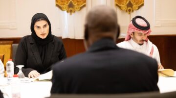 وزير الدولة للتعاون الدولي تجتمع مع وزير التربية والتعليم السوداني