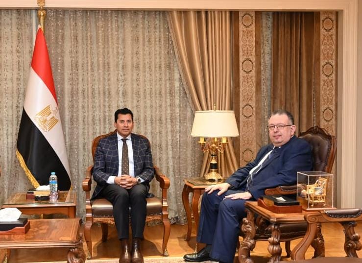 وزير الشباب والرياضة يلتقي علاء مشرف لدعمه قبل انتخابات الاتحاد الدولي لتنس الطاولة وزير الشباب والرياضة يلتقي علاء مشرف لدعمه قبل انتخابات الاتحاد الدولي لتنس الطاولة