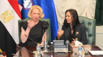 وزيرة التضامن تستعرض مع رئيسة الجمعية الوطنية السلوفينية دعم الدولة للمرأة