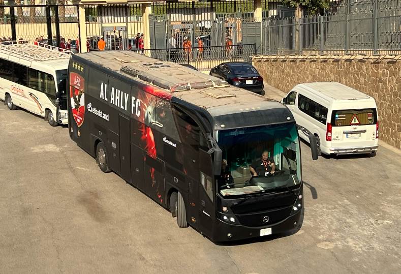 وصول الأهلي إلى ستاد القاهرة لمواجهة صن داونز بـ دوري أبطال إفريقيا وصول الأهلي إلى ستاد القاهرة لمواجهة صن داونز بـ دوري أبطال إفريقيا