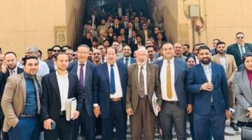 وقفة احتجاجية لمحامي الشرقية اعتراضًا على زيادة الرسوم القضائية