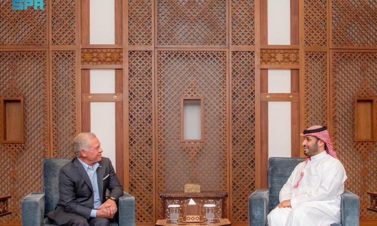 ولي العهد السعودي يبحث مع العاهل الأردني أمن واستقرار المنطقة ولي العهد السعودي يبحث مع العاهل الأردني أمن واستقرار المنطقة