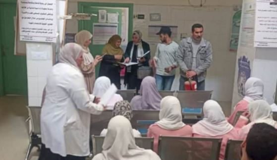 إدارة السلامة المهنية بشمال سيناء تجري تدريبات في مركز طب الأسرة ببئر العبد