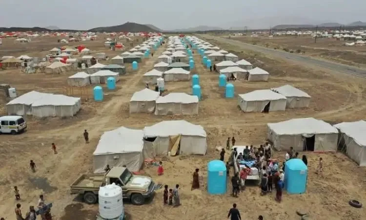 الأمم المتحدة: 40% من مخيمات النازحين في اليمن معرضة لخطر الحرائق أو الفيضانات الأمم المتحدة: 40% من مخيمات النازحين في اليمن معرضة لخطر الحرائق أو الفيضانات
