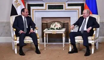 السيسي وبوتين يتفقان على زيادة أعداد السائحين الروس القادمين إلى مصر