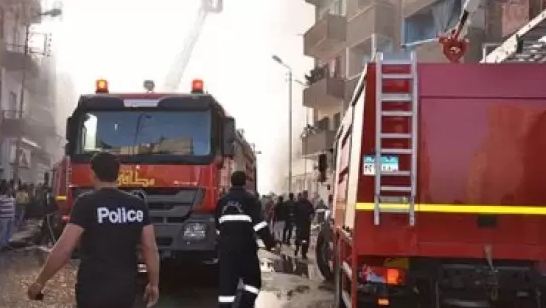 السيطرة على حريق شونة خردة في الشرقية