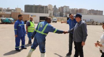 رئيس الصرف الصحي بالإسكندرية يتابع جاهزية محطات العجمي والكيلو 21
