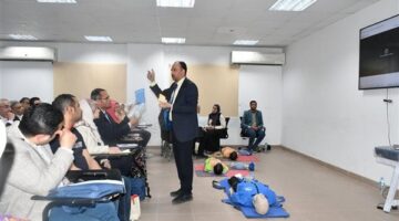 ورشة عمل لأعضاء بعثة الحج الطبية لتدريبهم على إجراءات مكافحة العدوى