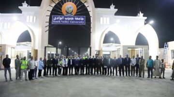 افتتاح منشأت جديدة وأخري مطورة بجامعة قنا