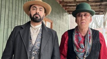 مشاهد تبادل لإطلاق النار تجمع محمد كريم مع نيكولاس كيدج و ستيڤن دورف في Gunslingers