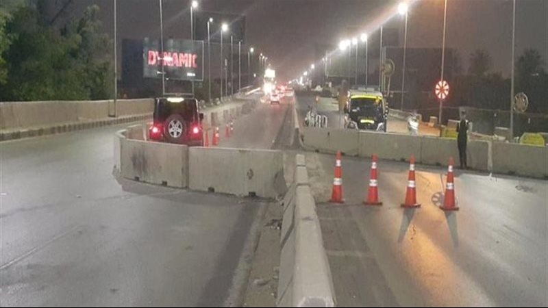 الطرق البديلة بعد إغلاق محور التسعين الشمالي الطرق البديلة بعد إغلاق محور التسعين الشمالي