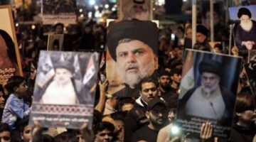 مقتدى الصدر غاضبًا بعد اعتلائه المنصّة: “يلا في أمان الله”