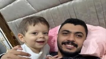 أب يودع ابنه بكلمات مؤثرة بعد وفاته مع والدته في انفجار خط غاز بمدينة 6 أكتوبر
