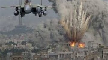 الطيران الإسرائيلي يستهدف بغارة محيط قرية شطحة في ريف حماة