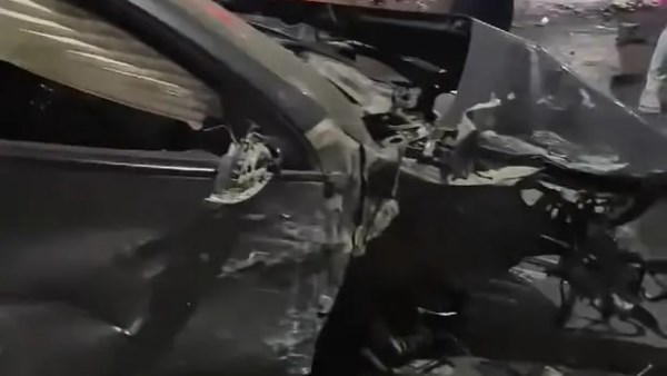 العربيات اتعجنت.. تصادم بين 3 سيارات أعلى محور حسب الله الكفرواي العربيات اتعجنت.. تصادم بين 3 سيارات أعلى محور حسب الله الكفرواي