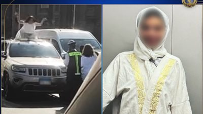 الداخلية تكشف ملابسات فيديو فتاة اعتلت سيارة أعلى كوبري أكتوبر وعطلت المرور الداخلية تكشف ملابسات فيديو فتاة اعتلت سيارة أعلى كوبري أكتوبر وعطلت المرور