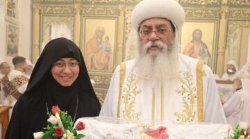 رسامة راهبة جديدة للقدس على يد الأنبا أنطونيوس مطران الكرسي الأورشليمي