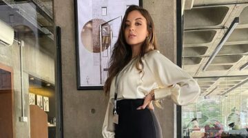فستان لامع.. مريم الخشت تستعرض جمالها