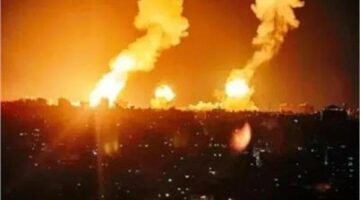 غارتان أمريكيتان على ميناء رأس عيسى النفطي بمديرية الصليف في الحديدة باليمن