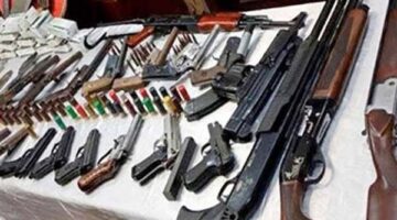 القبض على 109 متهما بحوزتهم أسلحة غير مرخصة