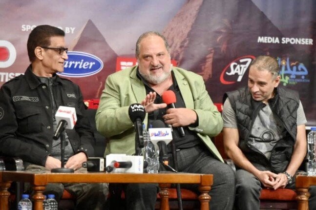 خالد الصاوي في «الكاثوليكي للسينما»: أعمل مع شريف منير منذ 35 سنة خالد الصاوي في «الكاثوليكي للسينما»: أعمل مع شريف منير منذ 35 سنة