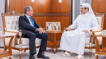 &nbsp;وزير الدولة لشؤون الطاقة يجتمع مع وزير الطاقة والمياه اللبناني