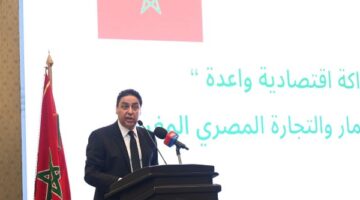 وزير التجارة  المغربي: نسعى لشراكة اقتصادية مع مصر وتسهيل دخول السلع