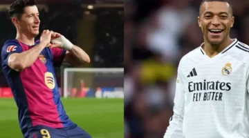 صراع ثنائي بين ليفاندوفسكي ومبابي.. جدول ترتيب هدافي الدوري الإسباني