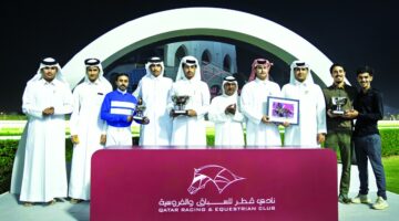 الفرس &quot;كعب غزال&quot; تحرز لقب كأس عشيرج