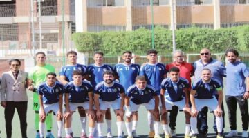 صعود منتخب جامعة سوهاج لكرة القدم للمستوى الأول بعد فوزه على السادات في دورة الشهيد الرفاعي 52