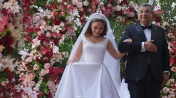 قبل حفل زفافها اليوم.. أعمال فنية ارتدت فيها رنا رئيس فستان الفرح
