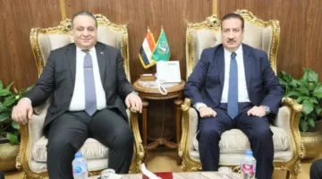 محافظ المنوفية يلتقى وفد الهيئة العامة للتحكيم واختبارات القطن