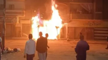 تفاصيل اندلاع حريق شونة قطع غيار سيارات بطريق أجا القاهرة بالدقهلية