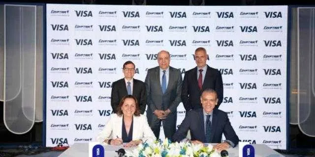 فيزا توقع إتفاقية شراكة حصرية مع مصر للطيران لتقديم حلول تكنولوجيا مبتكرة فيزا توقع إتفاقية شراكة حصرية مع مصر للطيران لتقديم حلول تكنولوجيا مبتكرة