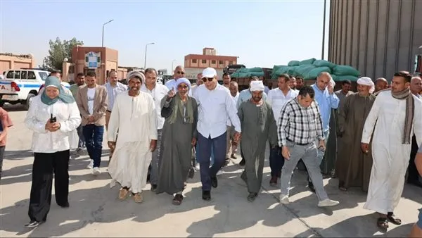 خلال تفقده صومعة البهنسا ببنى مزار محافظ المنيا يتابع منظومة توريد القمح خلال تفقده صومعة البهنسا ببنى مزار محافظ المنيا يتابع منظومة توريد القمح